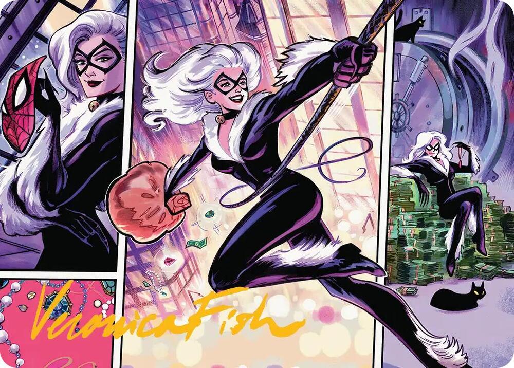 Black Cat, Cunning Thief Art Card (Gold-Stamped Signature) [Art Series: Marvel's Spider-Man] 44