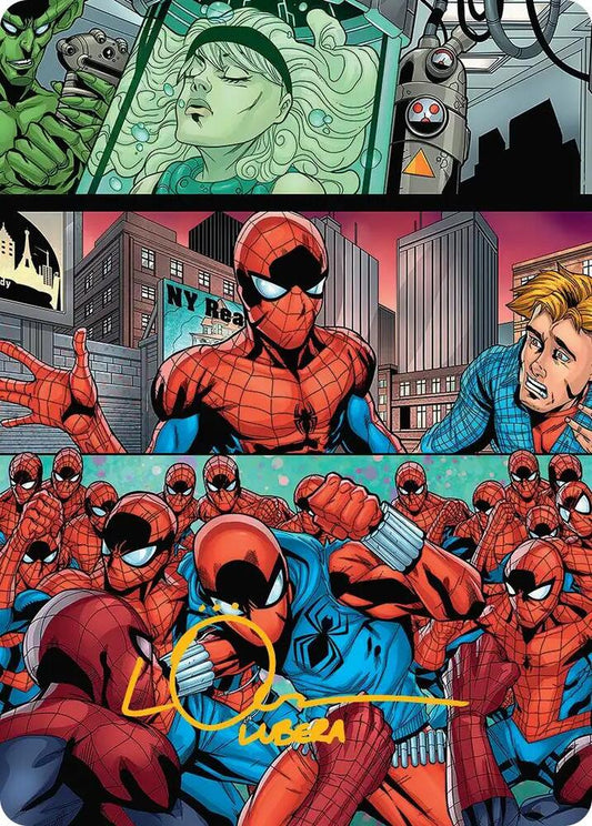 The Clone Saga Art Card (Gold-Stamped Signature) [Art Series: Marvel's Spider-Man] 42