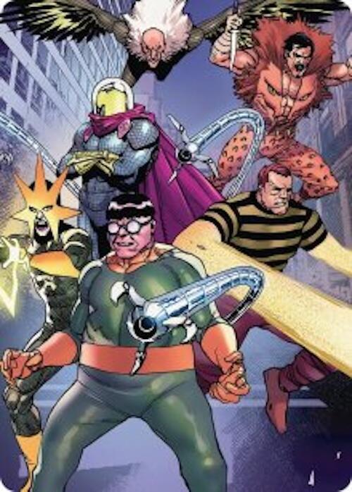 Behold the Sinister Six! Art Card (45/54) [Art Series: Marvel's Spider-Man] 45