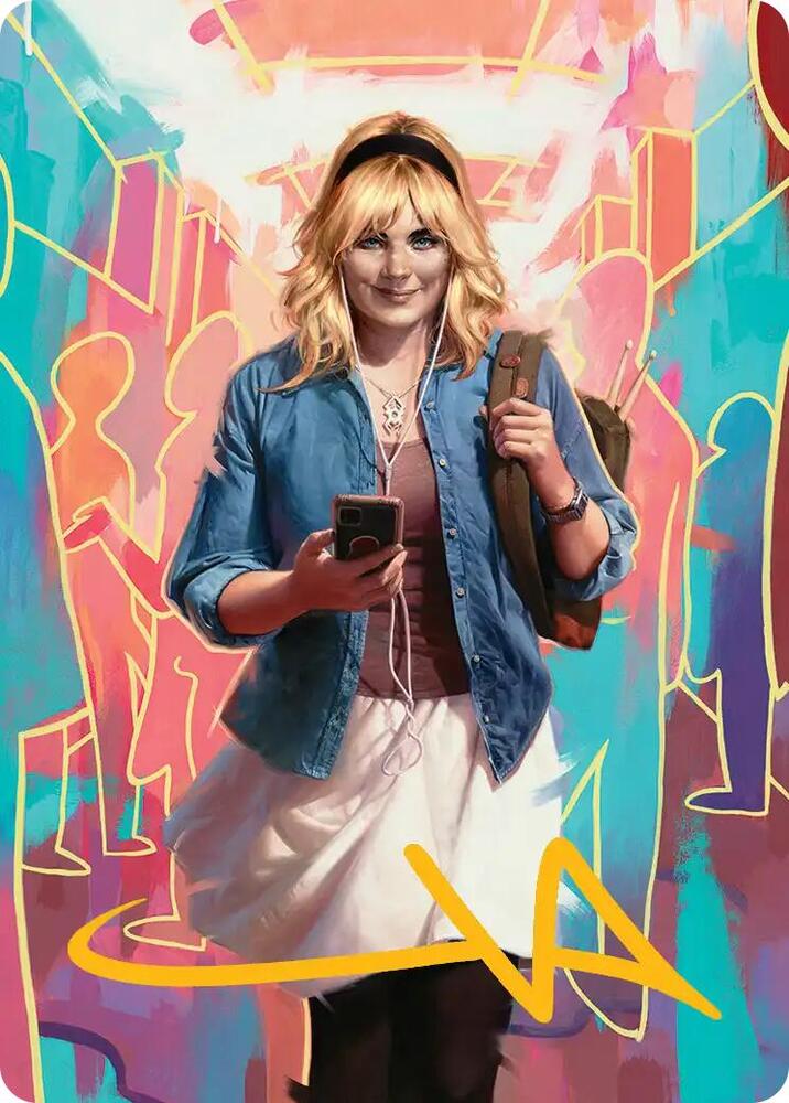 Gwen Stacy Art Card (Gold-Stamped Signature) (13/54) [Art Series: Marvel's Spider-Man] 13