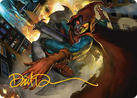 Hobgoblin, Mantled Marauder Art Card (Gold-Stamped Signature) [Art Series: Marvel's Spider-Man] 15