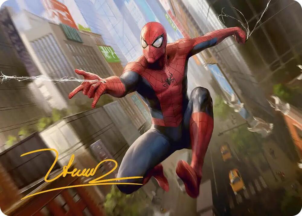 Amazing Spider-Man Art Card (24/54) (Gold-Stamped Signature) [Art Series: Marvel's Spider-Man] 24
