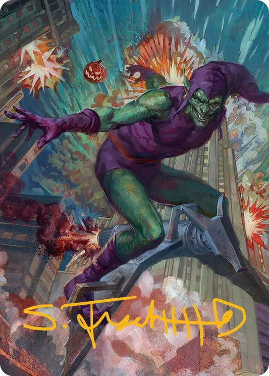 Green Goblin Art Card (26/54) (Gold-Stamped Signature) [Art Series: Marvel's Spider-Man] 26