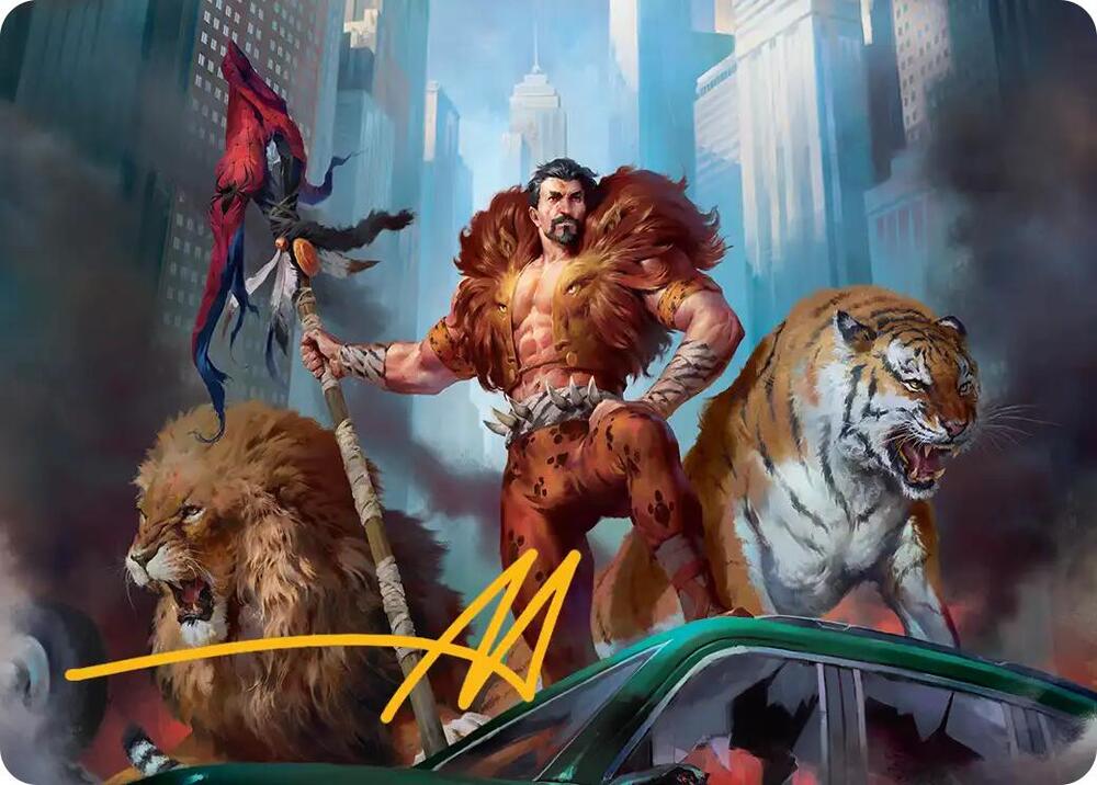 Kraven, Proud Predator Art Card (Gold-Stamped Signature) [Art Series: Marvel's Spider-Man] 28