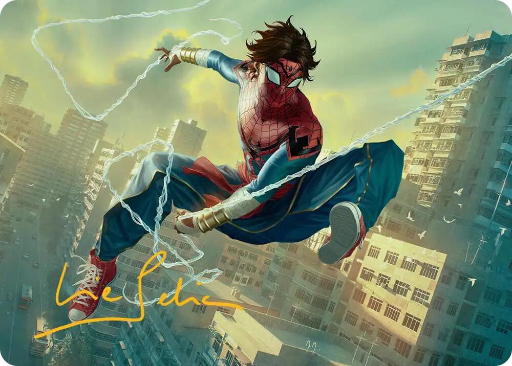 Spider-Man India Art Card (Gold-Stamped Signature) [Art Series: Marvel's Spider-Man] 31