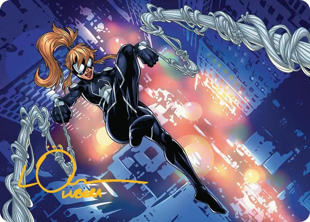 Arana, Heart of the Spider Art Card (Gold-Stamped Signature) [Art Series: Marvel's Spider-Man] 37