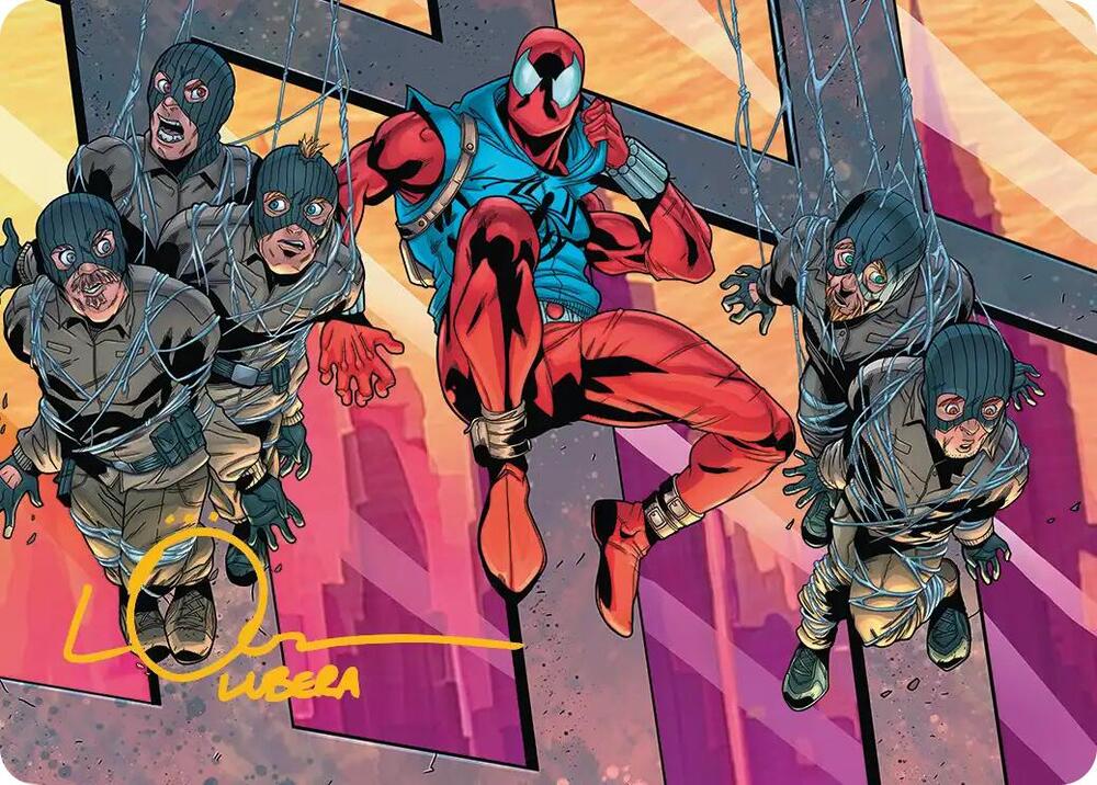 Scarlet Spider, Ben Reilly Art Card (Gold-Stamped Signature) [Art Series: Marvel's Spider-Man] 38