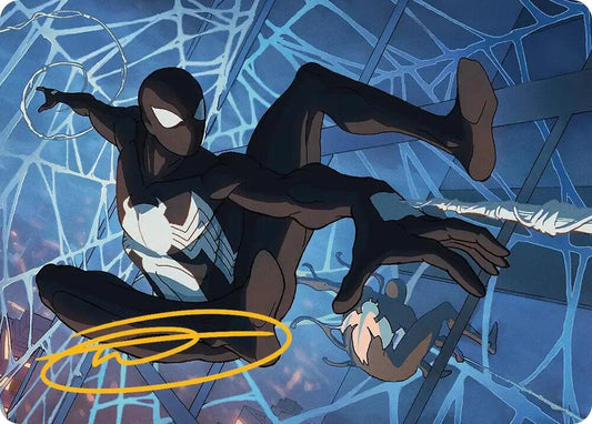 Symbiote Spider-Man Art Card (Gold-Stamped Signature) [Art Series: Marvel's Spider-Man] 40