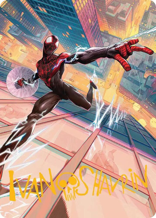 Ultimate Spider-Man Art Card (Gold-Stamped Signature) [Art Series: Marvel's Spider-Man] 41