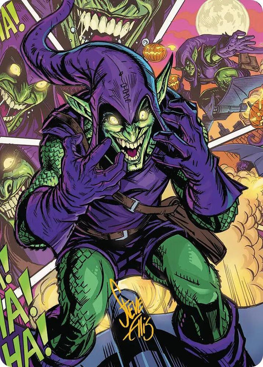 Green Goblin Art Card (49/54) (Gold-Stamped Signature) [Art Series: Marvel's Spider-Man] 49