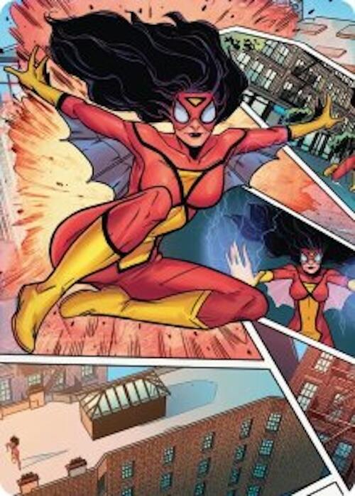 Spider-Woman, Stunning Savior Art Card [Art Series: Marvel's Spider-Man] 51