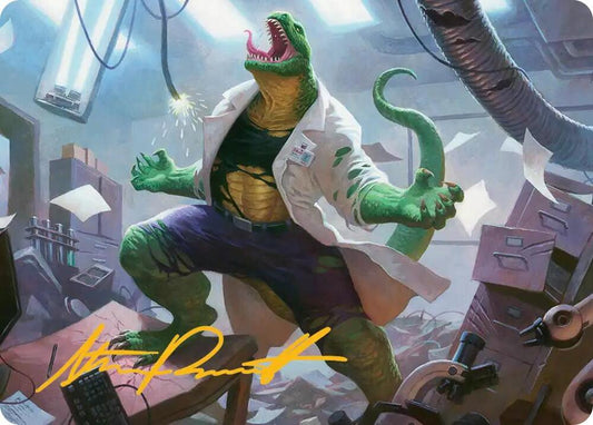 Lizard, Connors's Curse Art Card (Gold-Stamped Signature) [Art Series: Marvel's Spider-Man] 18