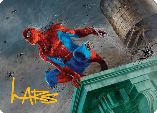 Spiders-Man, Heroic Horde Art Card (Gold-Stamped Signature) [Art Series: Marvel's Spider-Man] 21
