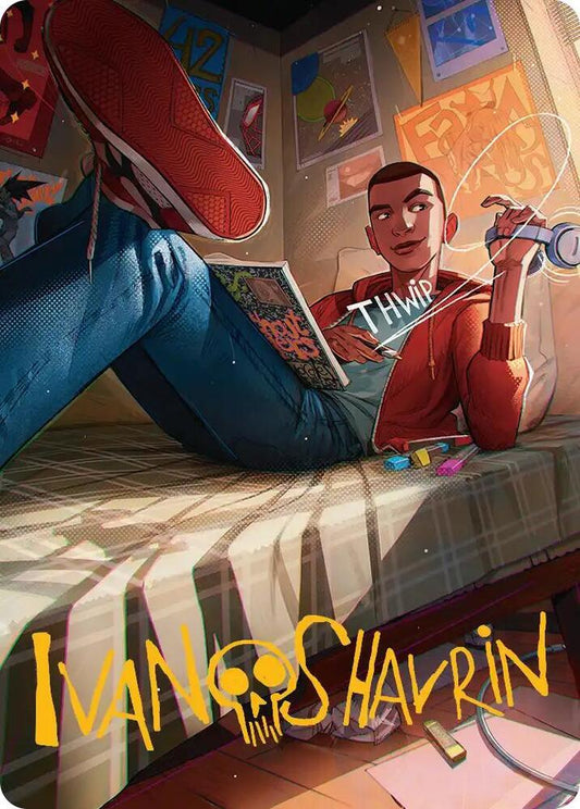 Miles Morales Art Card (Gold-Stamped Signature) [Art Series: Marvel's Spider-Man] 35