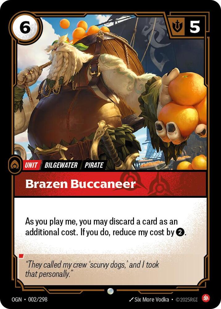 Brazen Buccaneer [Origins] 002/298