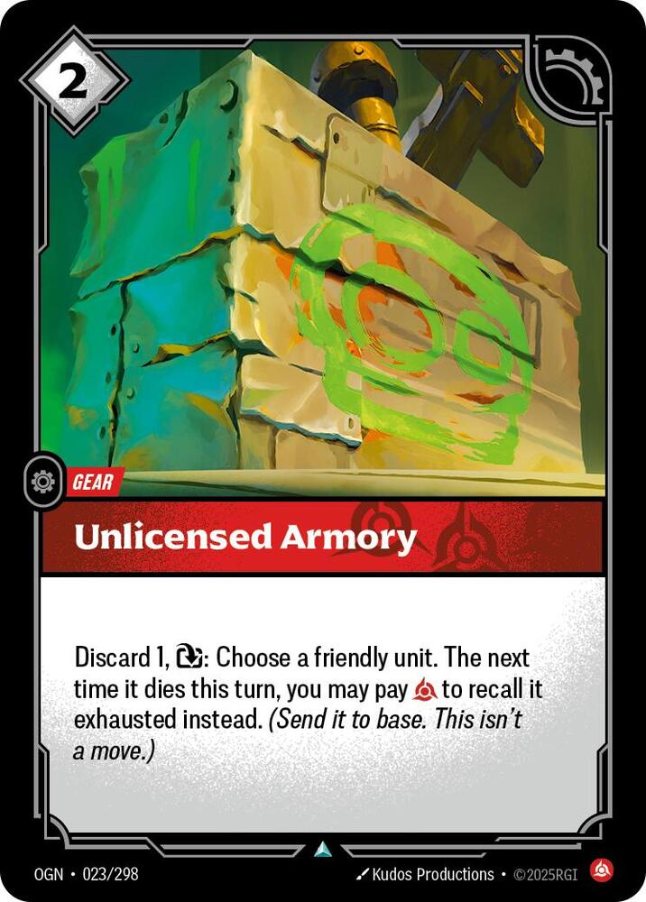 Unlicensed Armory [Origins] 023/298