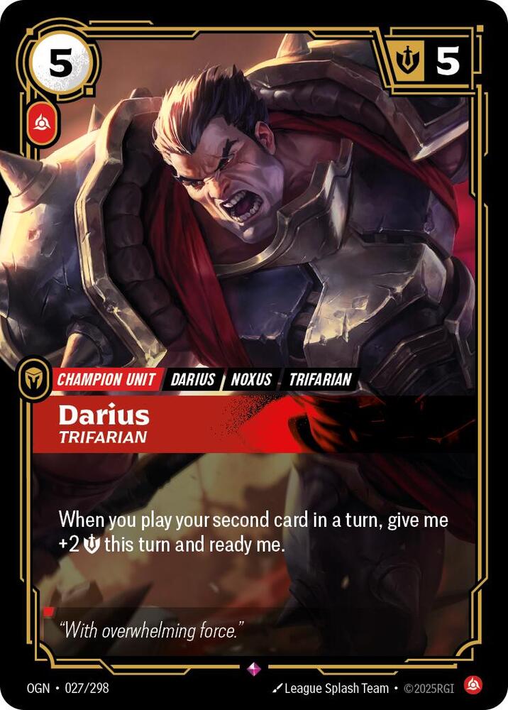 Darius - Trifarian [Origins] 027/298