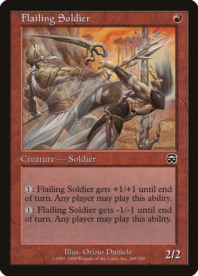 Flailing Soldier [Mercadian Masques] 189