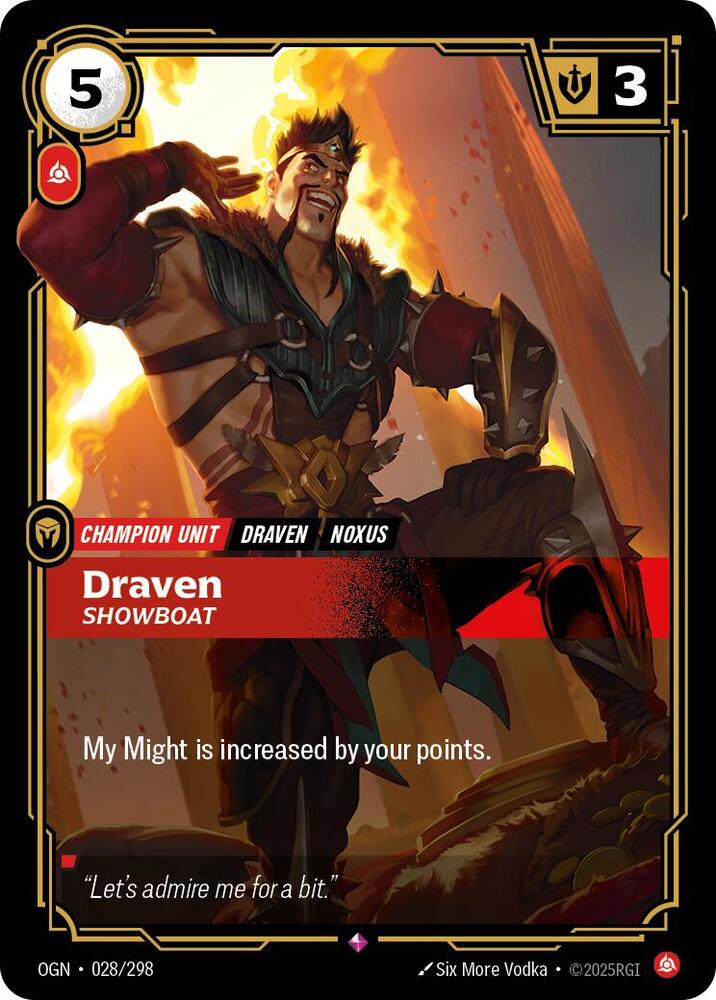 Draven - Showboat [Origins] 028/298
