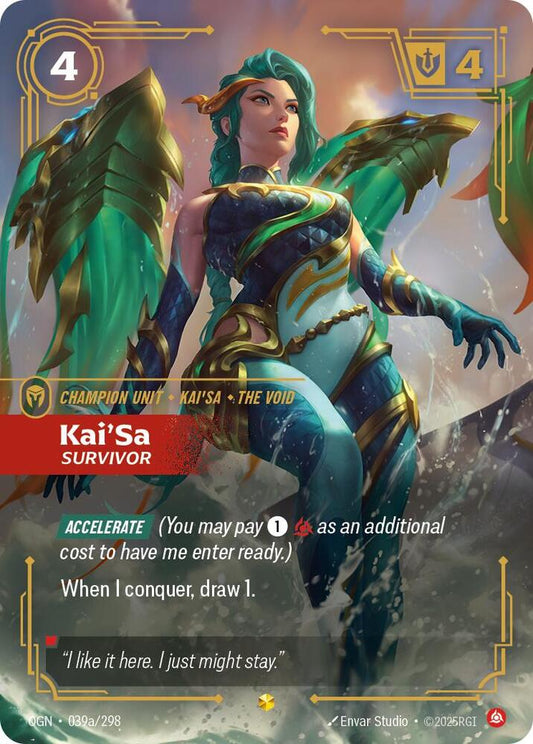 Kai'Sa - Survivor (Alternate Art) [Origins] 039a/298