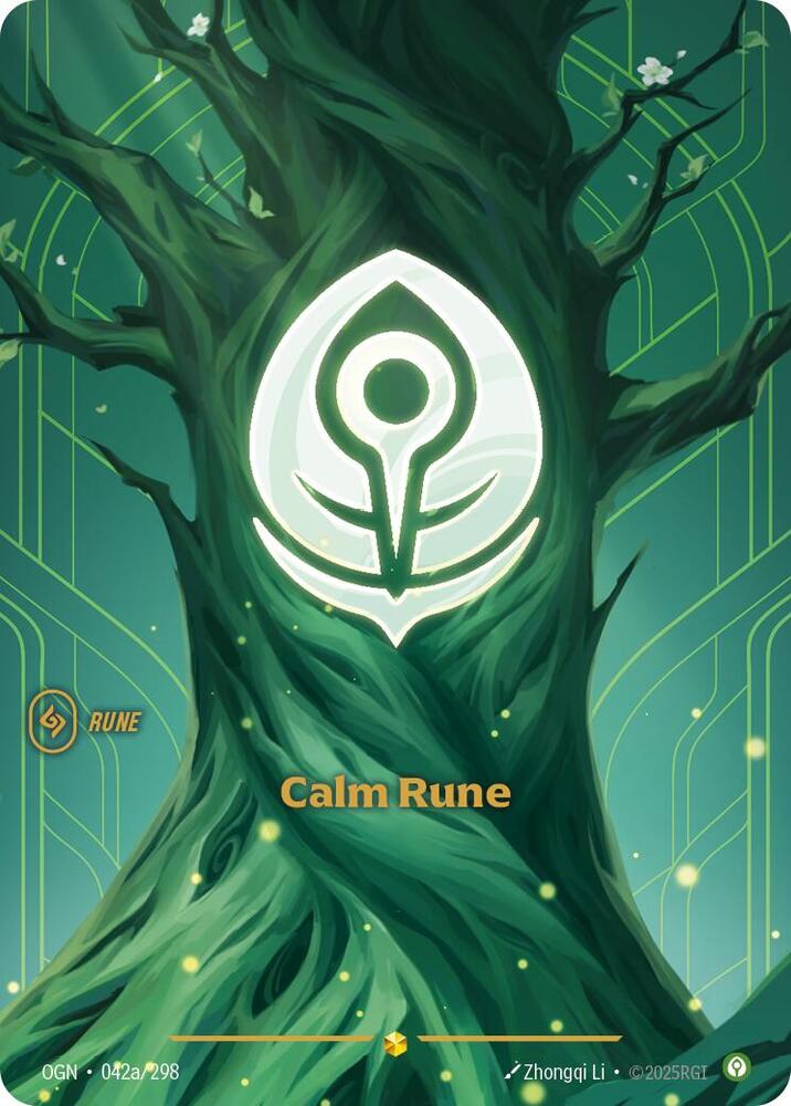Calm Rune (Alternate Art) [Origins] 042a/298