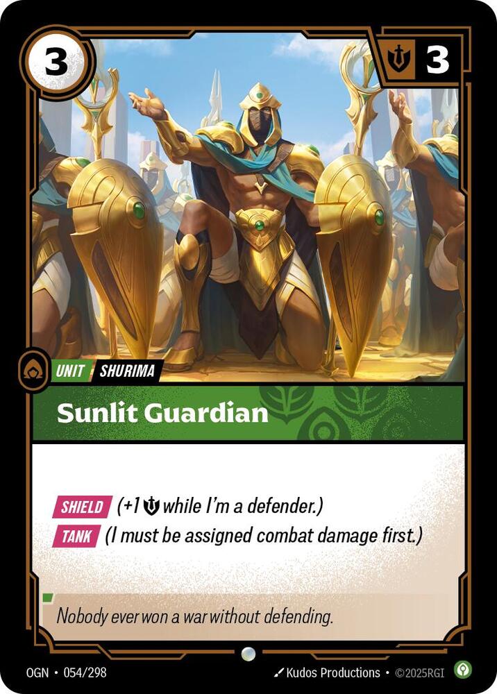 Sunlit Guardian [Origins] 054/298