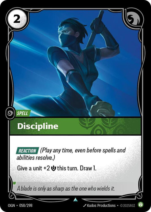 Discipline [Origins] 058/298