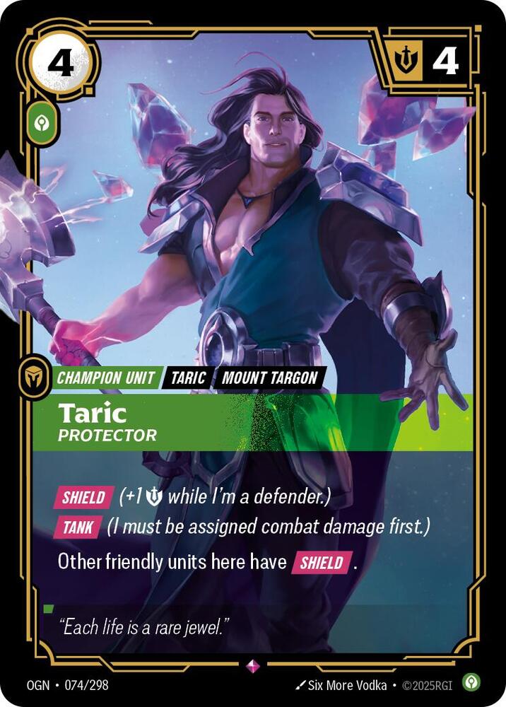 Taric - Protector [Origins] 074/298