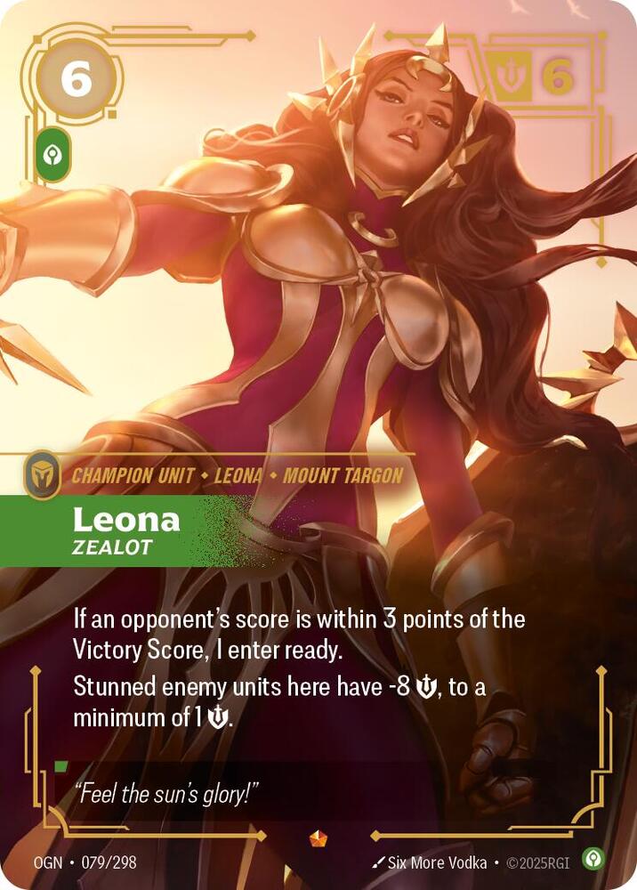 Leona, Zealot [Origins] 079/298