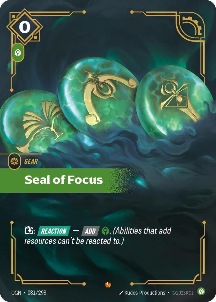 Seal of Focus [Origins] 081/298