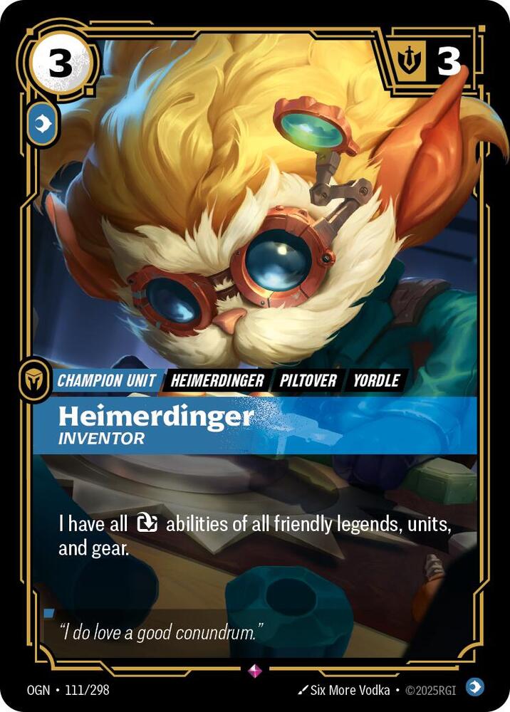 Heimerdinger - Inventor [Origins] 111/298