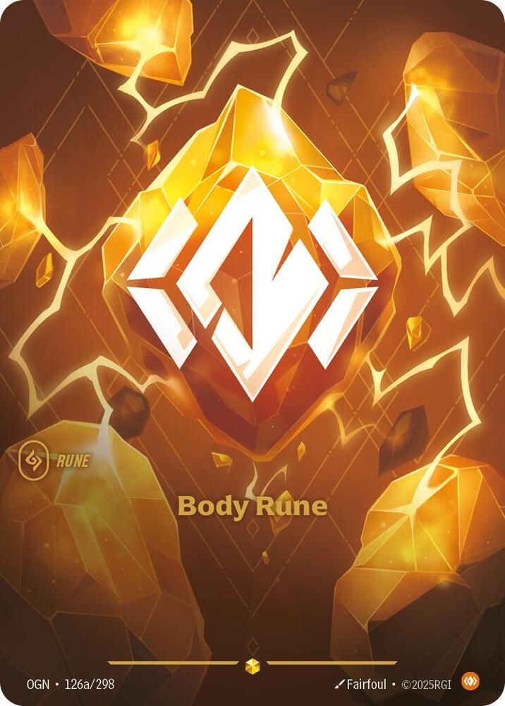 Body Rune (Alternate Art) [Origins] 126a/298