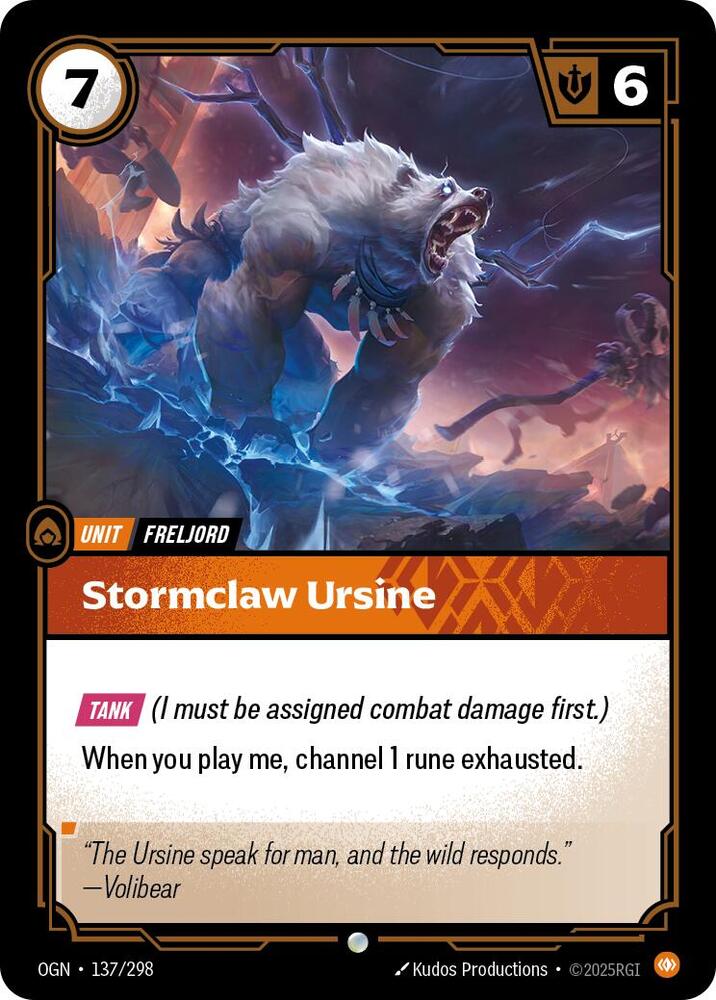 Stormclaw Ursine [Origins] 137/298
