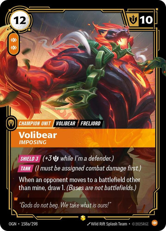 Volibear - Imposing (Alternate Art) [Origins] 158a/298