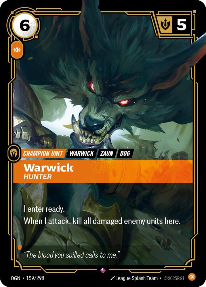 Warwick - Hunter [Origins] 159/298