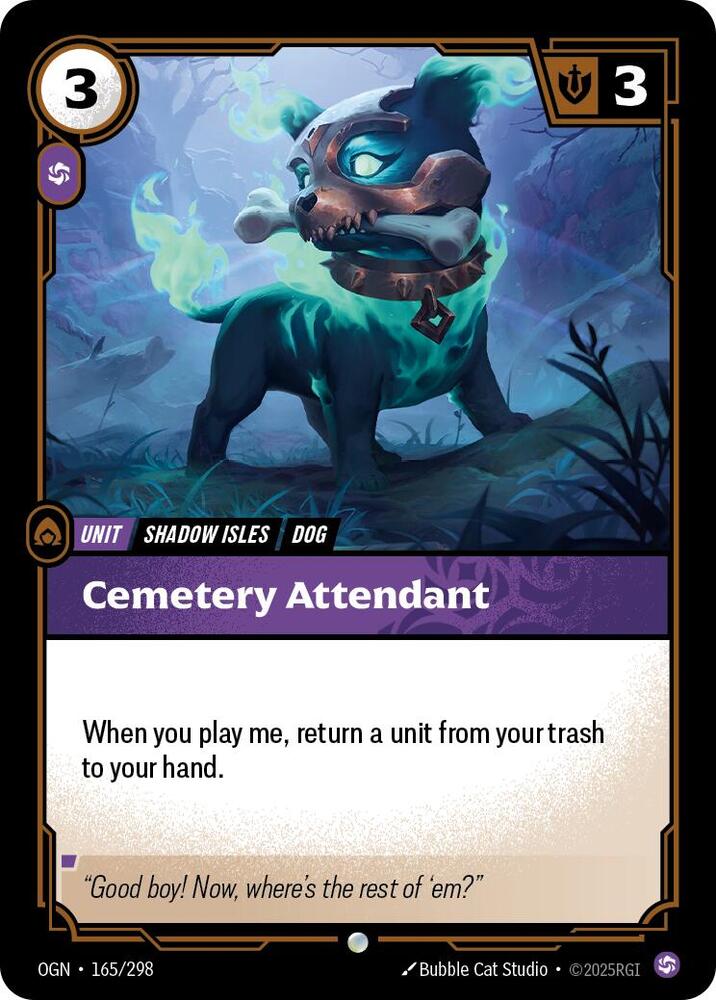 Cemetery Attendant [Origins] 165/298