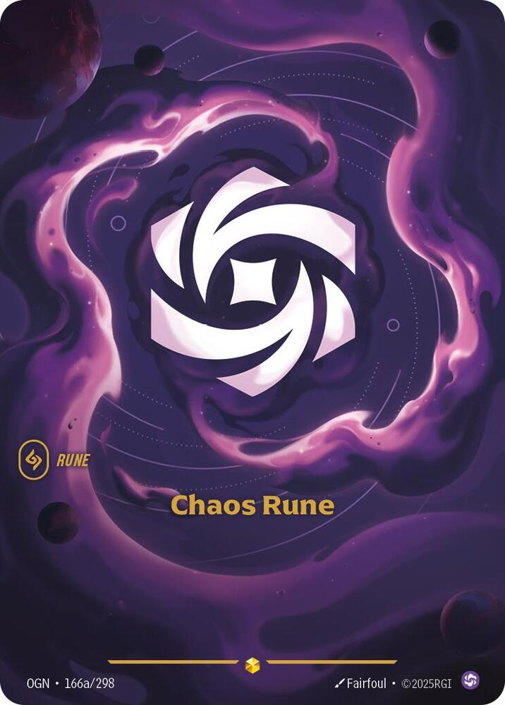 Chaos Rune (Alternate Art) [Origins] 166a/298