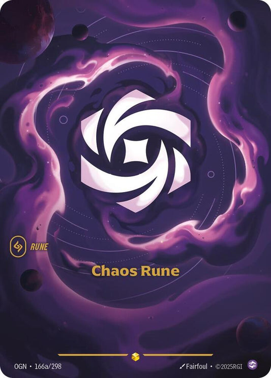 Chaos Rune (Alternate Art) [Origins] 166a/298
