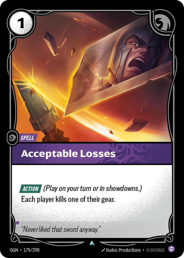 Acceptable Losses [Origins] 179/298