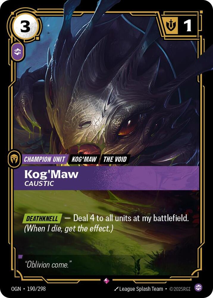 Kog'Maw - Caustic [Origins] 190/298