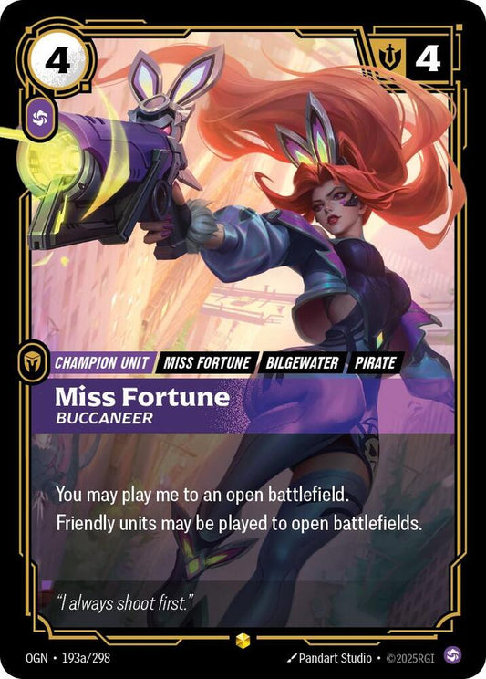 Miss Fortune - Buccaneer (Alternate Art) [Origins] 193a/298
