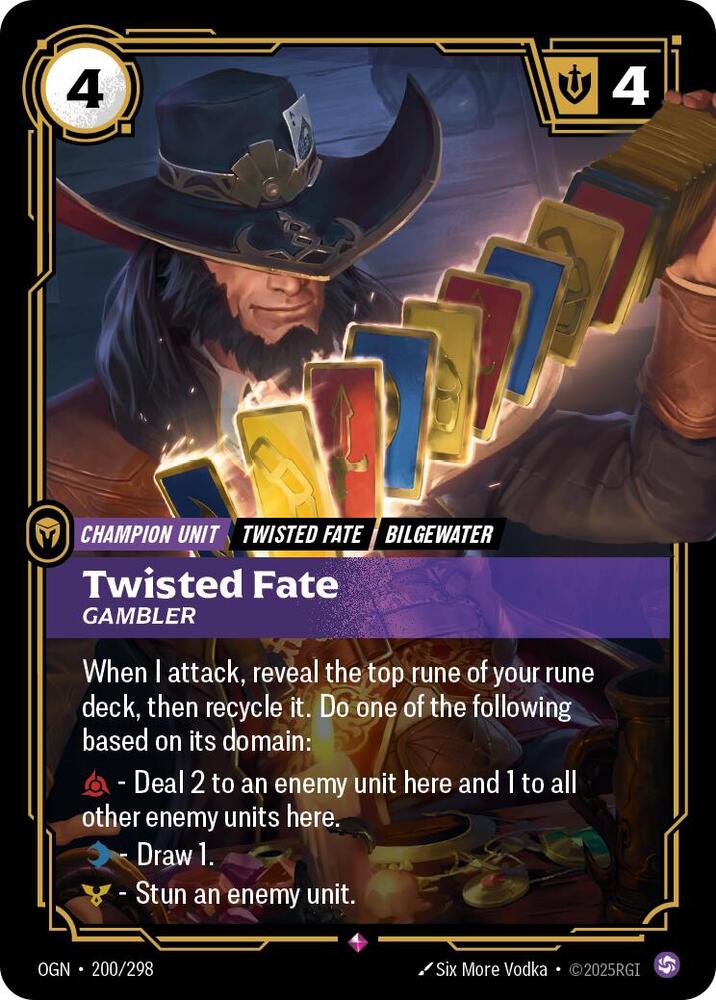 Twisted Fate - Gambler [Origins] 200/298