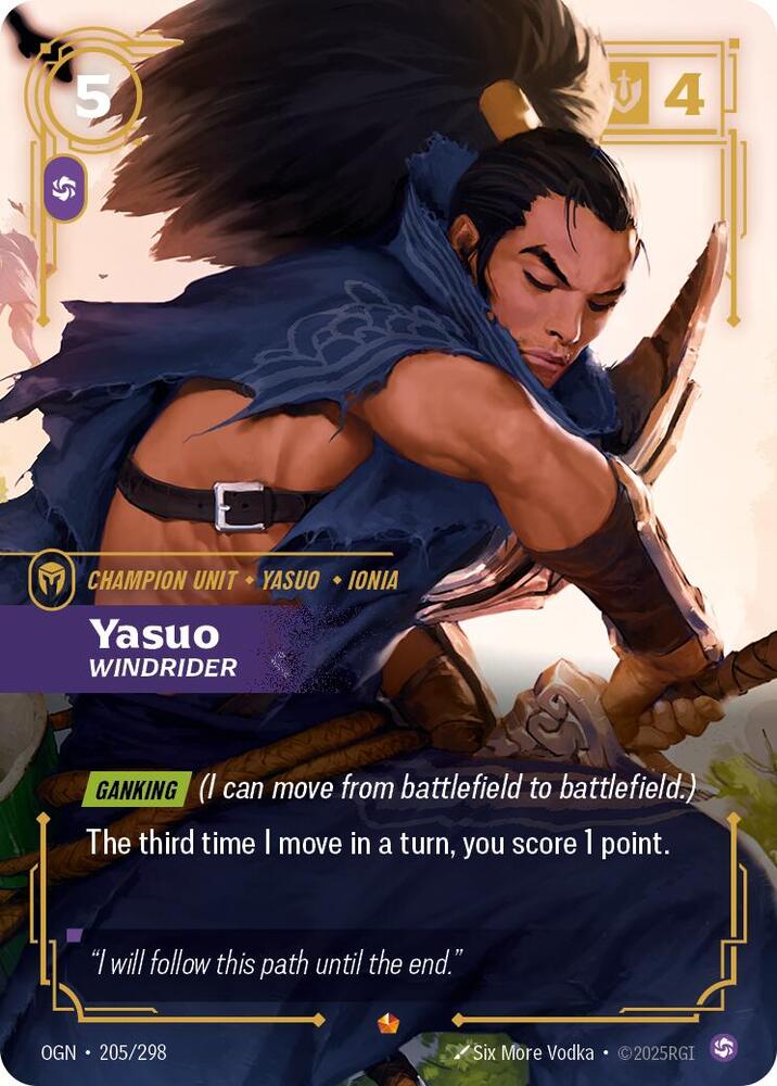 Yasuo - Windrider [Origins] 205/298