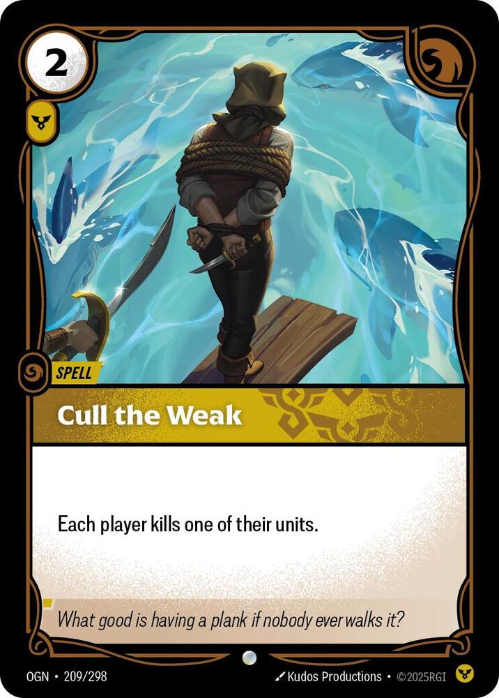 Cull the Weak [Origins] 209/298