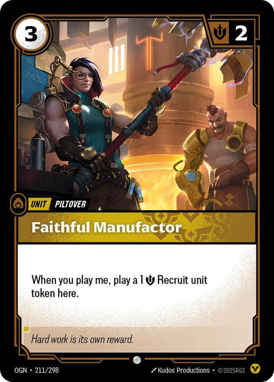 Faithful Manufactor [Origins] 211/298