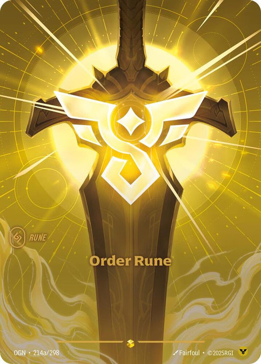 Order Rune (Alternate Art) [Origins] 214a/298