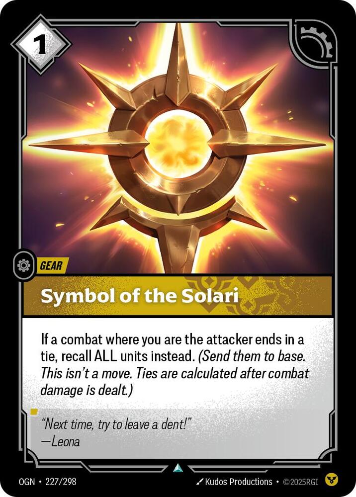 Symbol of the Solari [Origins] 227/298