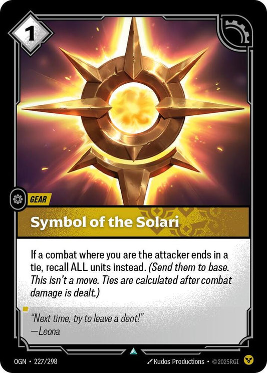 Symbol of the Solari [Origins] 227/298