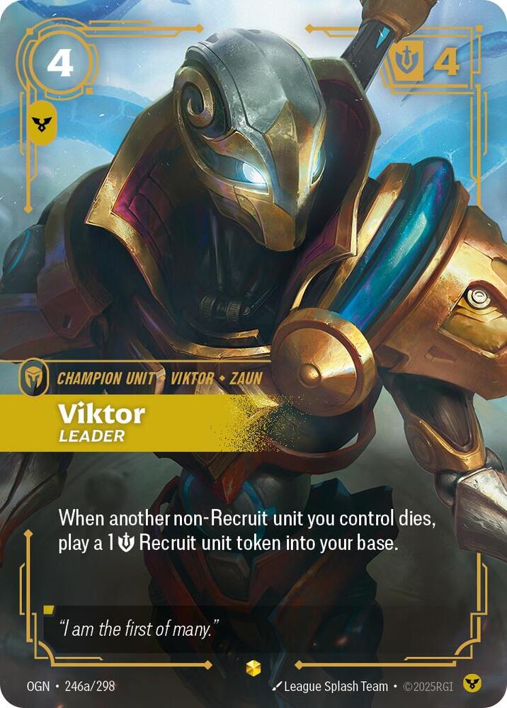 Viktor, Leader (Alternate Art) [Origins] 246a/298