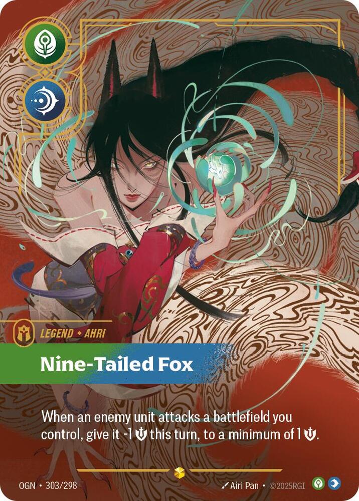 Ahri, Nine-Tailed Fox (Overnumbered) [Origins] 303/298